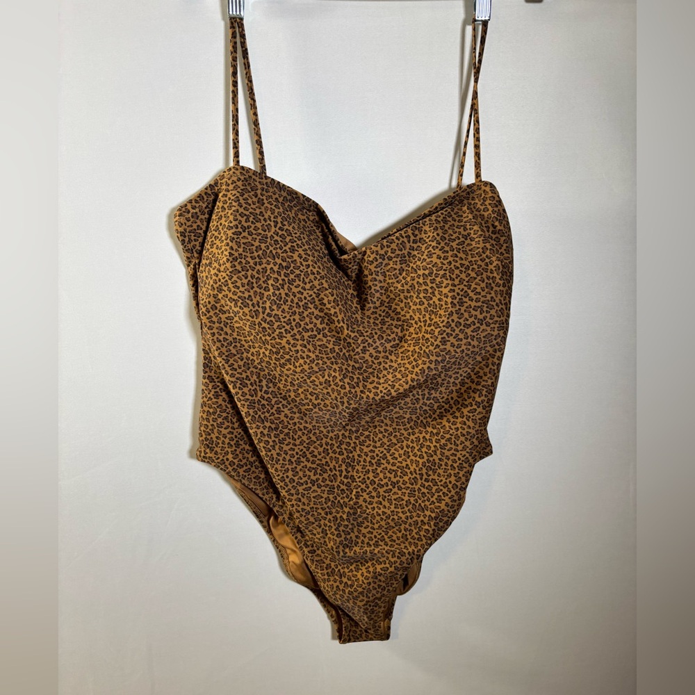 J.Crew Leopard Print Bathing Suit Size 22